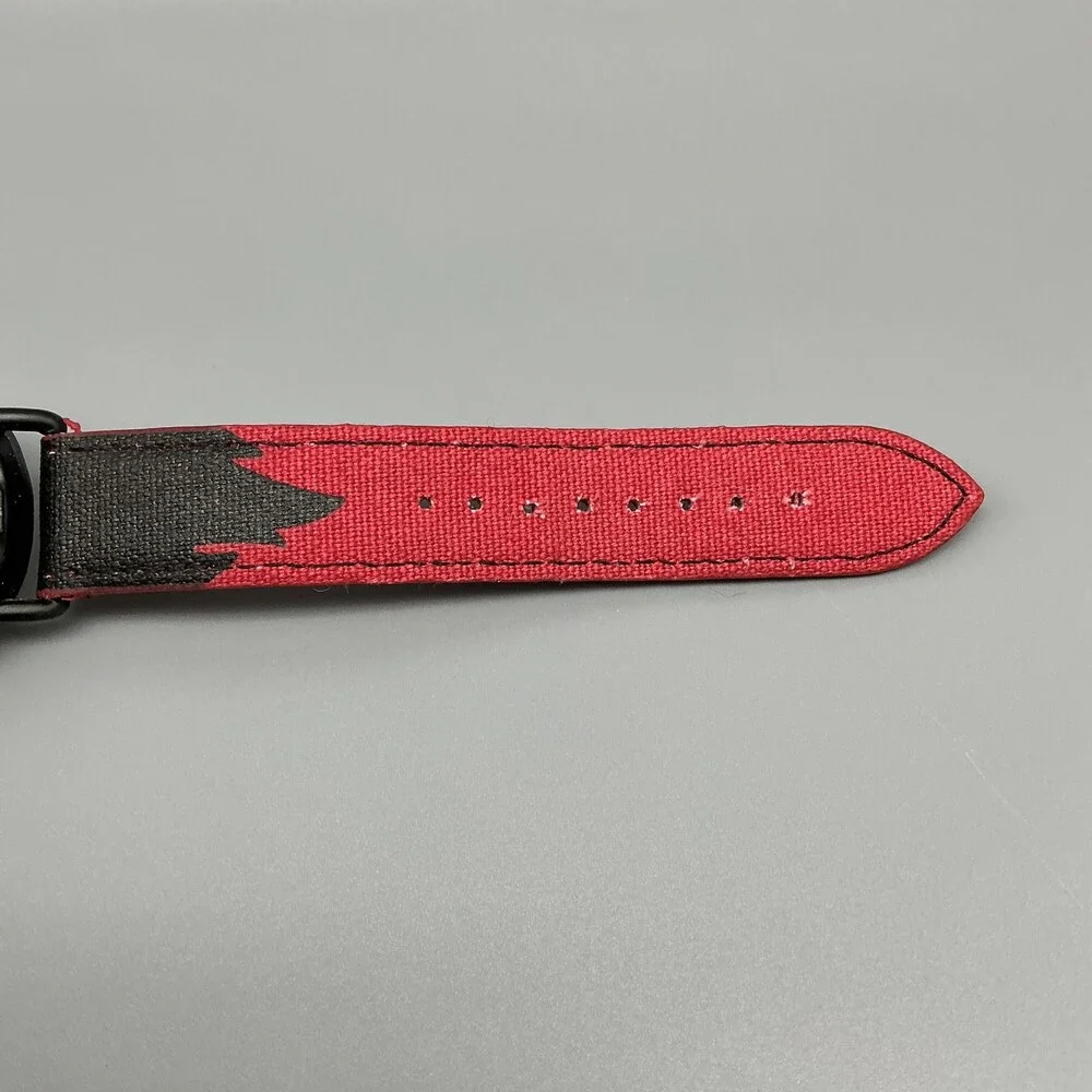 Bleach Loot Crate Exclusive Mens Watch 42mm Anime Black Red Canvas New Battery